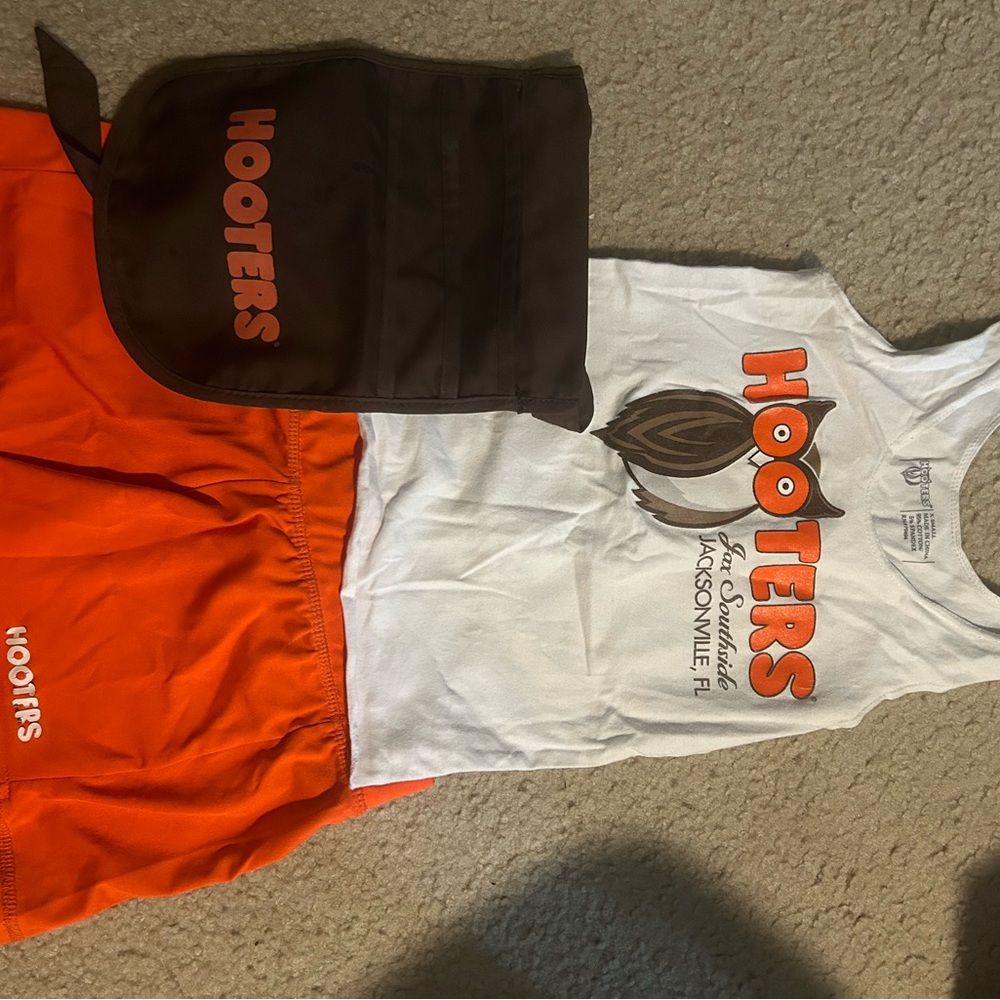White hooters uniform